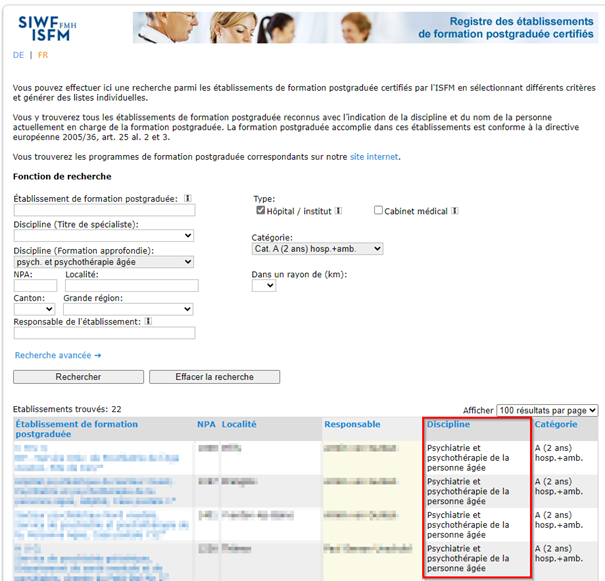 Psychiatrischer Schwerpunkt